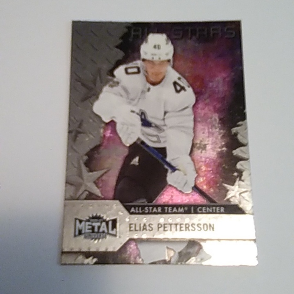 Elias Petterson All Star - Skybox Metal Universe 2020-2021 Hockey Card